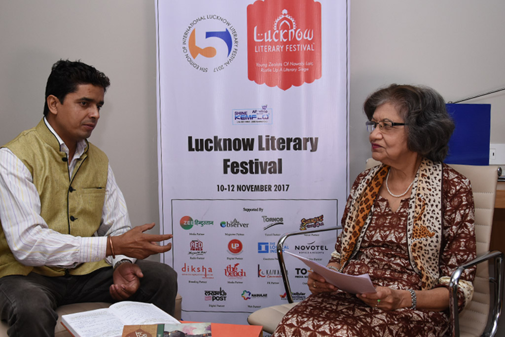 Mridula Garg in conversation with Roshan Premyogi